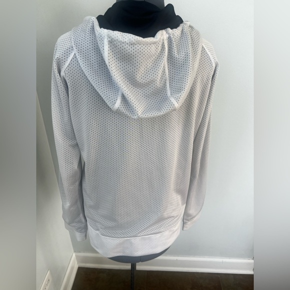 Nike Chicago White Sox Dri-FIT White Mesh Zip Hoodie Women’s Medium Game Day - Picture 10 of 16